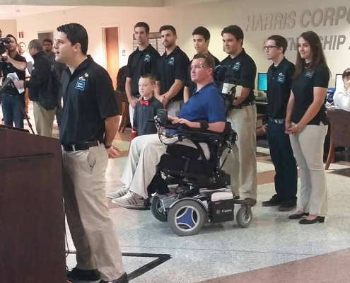Limbitless facial recognition wheelchair