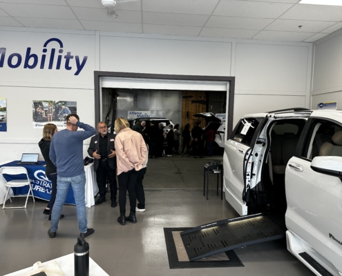Accessible vehicle at a CAMS event.